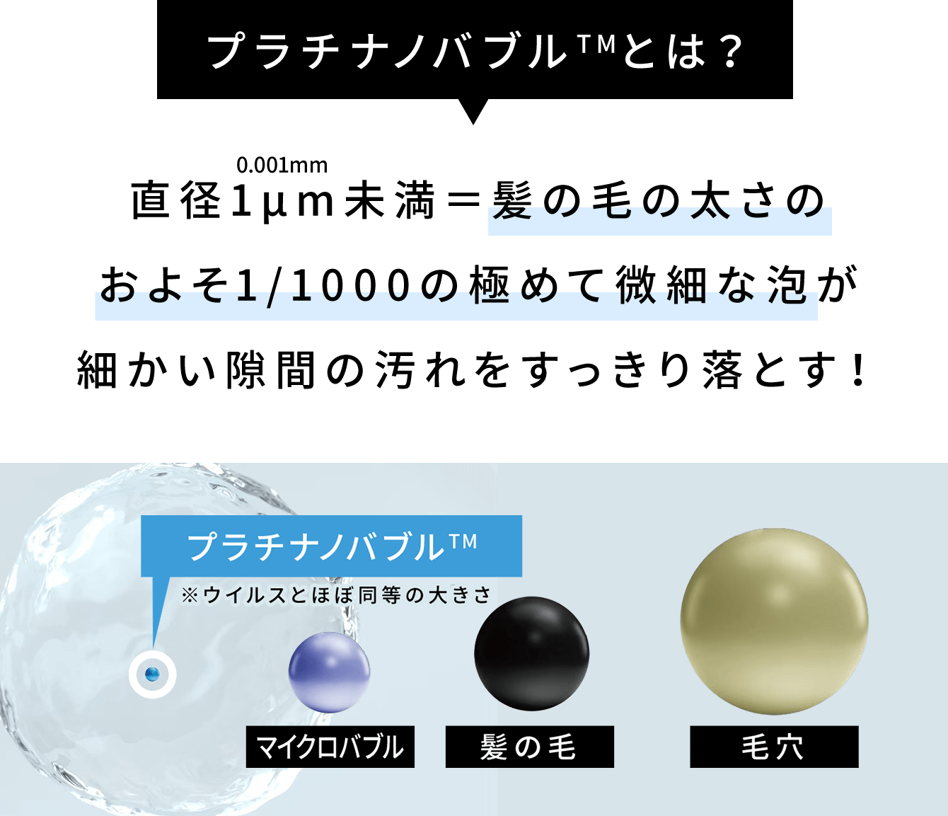 プラチナノバブルTMとは？